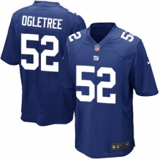 Men's Nike New York Giants #52 Alec Ogletree Game Royal Blue Team Color NFL Jersey