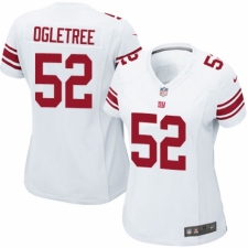 Women's Nike New York Giants #52 Alec Ogletree Game White NFL Jersey