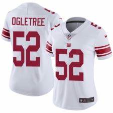 Women's Nike New York Giants #52 Alec Ogletree White Vapor Untouchable Elite Player NFL Jersey