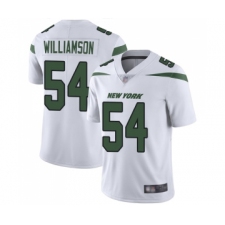 Men's New York Jets #54 Avery Williamson White Vapor Untouchable Limited Player Football Jersey