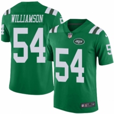 Men's Nike New York Jets #54 Avery Williamson Elite Green Rush Vapor Untouchable NFL Jersey