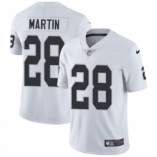 Youth Nike Oakland Raiders #28 Doug Martin White Vapor Untouchable Elite Player NFL Jersey