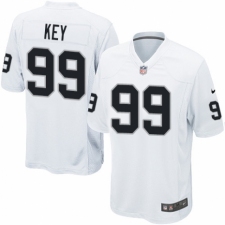 Men's Nike Oakland Raiders #99 Arden Key Game White NFL Jersey
