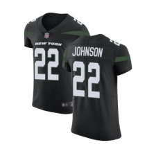 Men's New York Jets #22 Trumaine Johnson Black Alternate Vapor Untouchable Elite Player Football Jersey