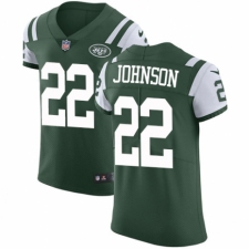 Men's Nike New York Jets #22 Trumaine Johnson Green Team Color Vapor Untouchable Elite Player NFL Jersey