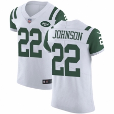 Men's Nike New York Jets #22 Trumaine Johnson White Vapor Untouchable Elite Player NFL Jersey