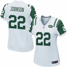 Women's Nike New York Jets #22 Trumaine Johnson Game White NFL Jersey