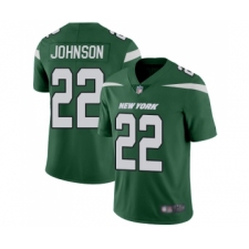 Youth New York Jets #22 Trumaine Johnson Green Team Color Vapor Untouchable Limited Player Football Jersey