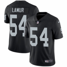 Youth Nike Oakland Raiders #54 Emmanuel Lamur Black Team Color Vapor Untouchable Elite Player NFL Jersey