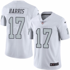 Men's Nike Oakland Raiders #17 Dwayne Harris Limited White Rush Vapor Untouchable NFL Jersey