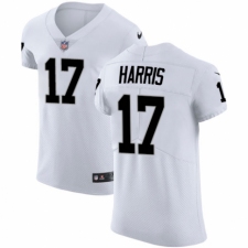 Men's Nike Oakland Raiders #17 Dwayne Harris White Vapor Untouchable Elite Player NFL Jersey