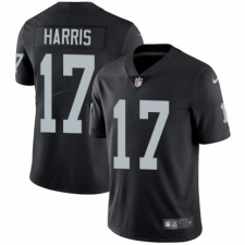Youth Nike Oakland Raiders #17 Dwayne Harris Black Team Color Vapor Untouchable Elite Player NFL Jersey