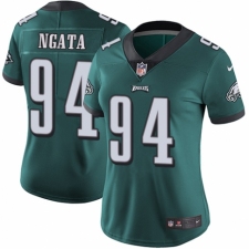Women's Nike Philadelphia Eagles #94 Haloti Ngata Midnight Green Team Color Vapor Untouchable Limited Player NFL Jersey