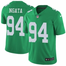 Youth Nike Philadelphia Eagles #94 Haloti Ngata Limited Green Rush Vapor Untouchable NFL Jersey
