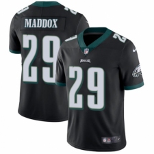 Men's Nike Philadelphia Eagles #29 Avonte Maddox Black Alternate Vapor Untouchable Limited Player NFL Jersey