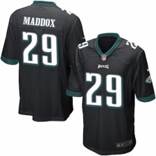 Men's Nike Philadelphia Eagles #29 Avonte Maddox Game Black Alternate NFL Jersey