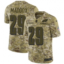 Men's Nike Philadelphia Eagles #29 Avonte Maddox Limited Camo 2018 Salute to Service NFL Jersey