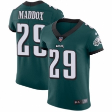 Men's Nike Philadelphia Eagles #29 Avonte Maddox Midnight Green Team Color Vapor Untouchable Elite Player NFL Jersey
