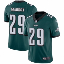 Men's Nike Philadelphia Eagles #29 Avonte Maddox Midnight Green Team Color Vapor Untouchable Limited Player NFL Jersey