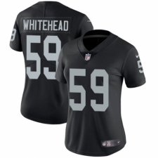Women's Nike Oakland Raiders #59 Tahir Whitehead Black Team Color Vapor Untouchable Elite Player NFL Jersey