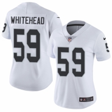 Women's Nike Oakland Raiders #59 Tahir Whitehead White Vapor Untouchable Limited Player NFL Jersey