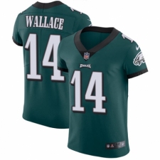 Men's Nike Philadelphia Eagles #14 Mike Wallace Midnight Green Team Color Vapor Untouchable Elite Player NFL Jersey