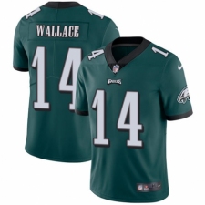 Men's Nike Philadelphia Eagles #14 Mike Wallace Midnight Green Team Color Vapor Untouchable Limited Player NFL Jersey
