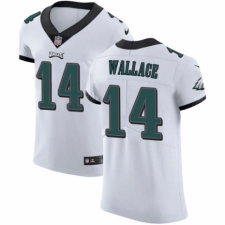 Men's Nike Philadelphia Eagles #14 Mike Wallace White Vapor Untouchable Elite Player NFL Jersey