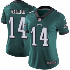 Women's Nike Philadelphia Eagles #14 Mike Wallace Midnight Green Team Color Vapor Untouchable Limited Player NFL Jersey