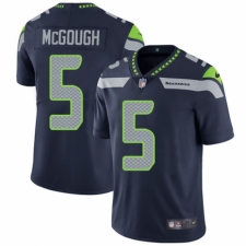 Men's Nike Seattle Seahawks #5 Alex McGough Navy Blue Team Color Vapor Untouchable Limited Player NFL Jersey