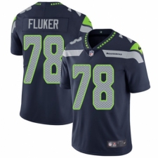Youth Nike Seattle Seahawks #78 D.J. Fluker Navy Blue Team Color Vapor Untouchable Limited Player NFL Jersey