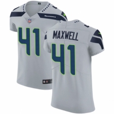Men's Nike Seattle Seahawks #41 Byron Maxwell Grey Alternate Vapor Untouchable Elite Player NFL Jersey