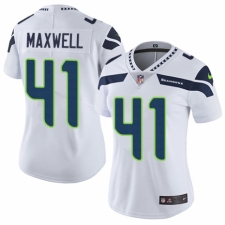 Women's Nike Seattle Seahawks #41 Byron Maxwell White Vapor Untouchable Elite Player NFL Jersey