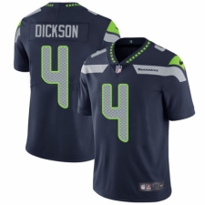 Men's Nike Seattle Seahawks #4 Michael Dickson Navy Blue Team Color Vapor Untouchable Limited Player NFL Jersey