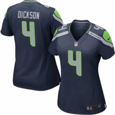 Women's Nike Seattle Seahawks #4 Michael Dickson Game Navy Blue Team Color NFL Jersey