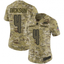 Women's Nike Seattle Seahawks #4 Michael Dickson Limited Camo 2018 Salute to Service NFL Jersey