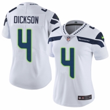 Women's Nike Seattle Seahawks #4 Michael Dickson White Vapor Untouchable Limited Player NFL Jersey