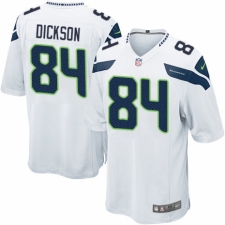 Men's Nike Seattle Seahawks #84 Ed Dickson Game White NFL Jersey