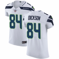 Men's Nike Seattle Seahawks #84 Ed Dickson White Vapor Untouchable Elite Player NFL Jersey