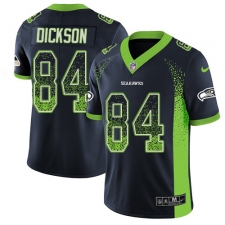 Youth Nike Seattle Seahawks #84 Ed Dickson Limited Navy Blue Rush Drift Fashion NFL Jersey