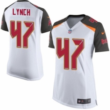 Women's Nike Tampa Bay Buccaneers #47 John Lynch Game White NFL Jersey