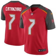 Men's Nike Tampa Bay Buccaneers #7 Chandler Catanzaro Limited Red Rush Drift Fashion NFL Jersey