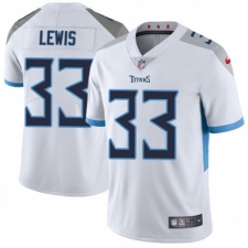 Men's Nike Tennessee Titans #33 Dion Lewis White Vapor Untouchable Limited Player NFL Jersey