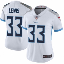 Women's Nike Tennessee Titans #33 Dion Lewis White Vapor Untouchable Limited Player NFL Jersey