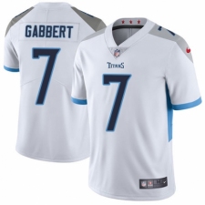 Youth Nike Tennessee Titans #7 Blaine Gabbert White Vapor Untouchable Elite Player NFL Jersey