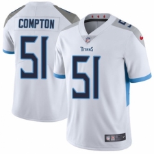Youth Nike Tennessee Titans #51 Will Compton White Vapor Untouchable Limited Player NFL Jersey