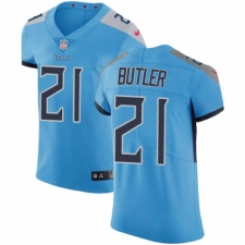 Men's Nike Tennessee Titans #21 Malcolm Butler Light Blue Alternate Vapor Untouchable Elite Player NFL Jersey