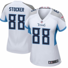 Women's Nike Tennessee Titans #88 Luke Stocker Game White NFL Jersey