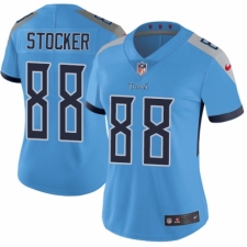 Women's Nike Tennessee Titans #88 Luke Stocker Light Blue Alternate Vapor Untouchable Limited Player NFL Jersey