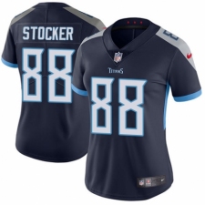 Women's Nike Tennessee Titans #88 Luke Stocker Navy Blue Team Color Vapor Untouchable Limited Player NFL Jersey